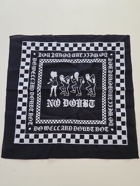 No Doubt Sphere Bandana Black White